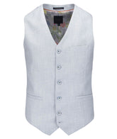 Elegant Sky Waistcoat